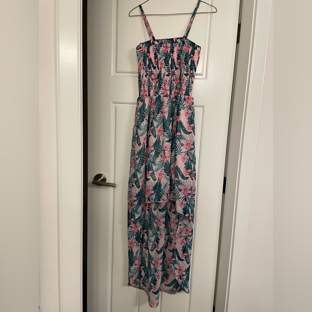 Streetwear Society - high low Floral Maxi Dress